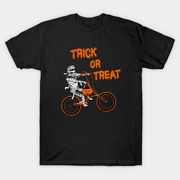 Trick Or Treat Mummy T-Shirt by MONMON-75